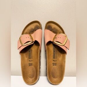 Birkenstock Madrid Big Buckle Nubuck Leather Sandals Women’s EU 40 US 9 Medium